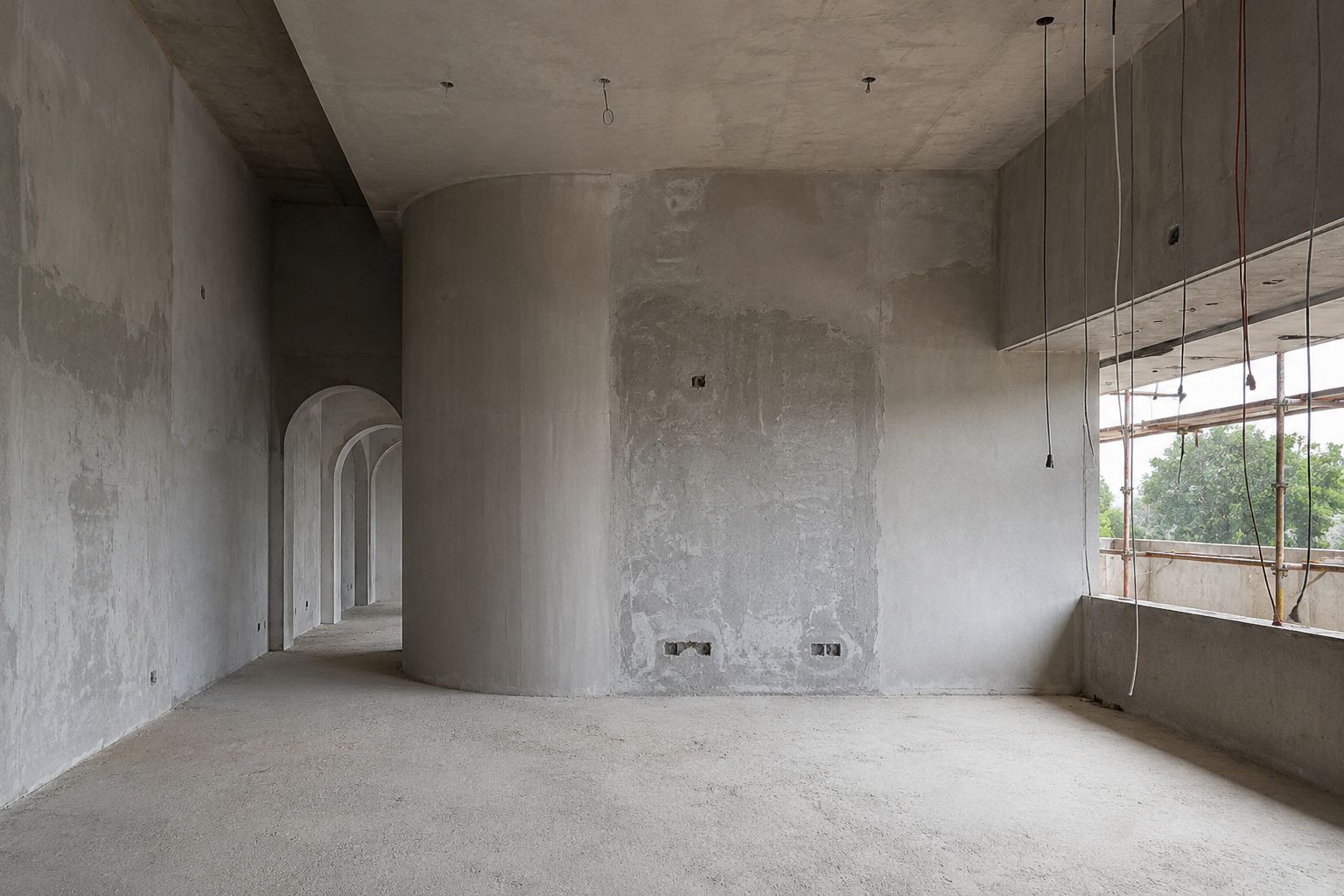 Raw shell before the fit-out